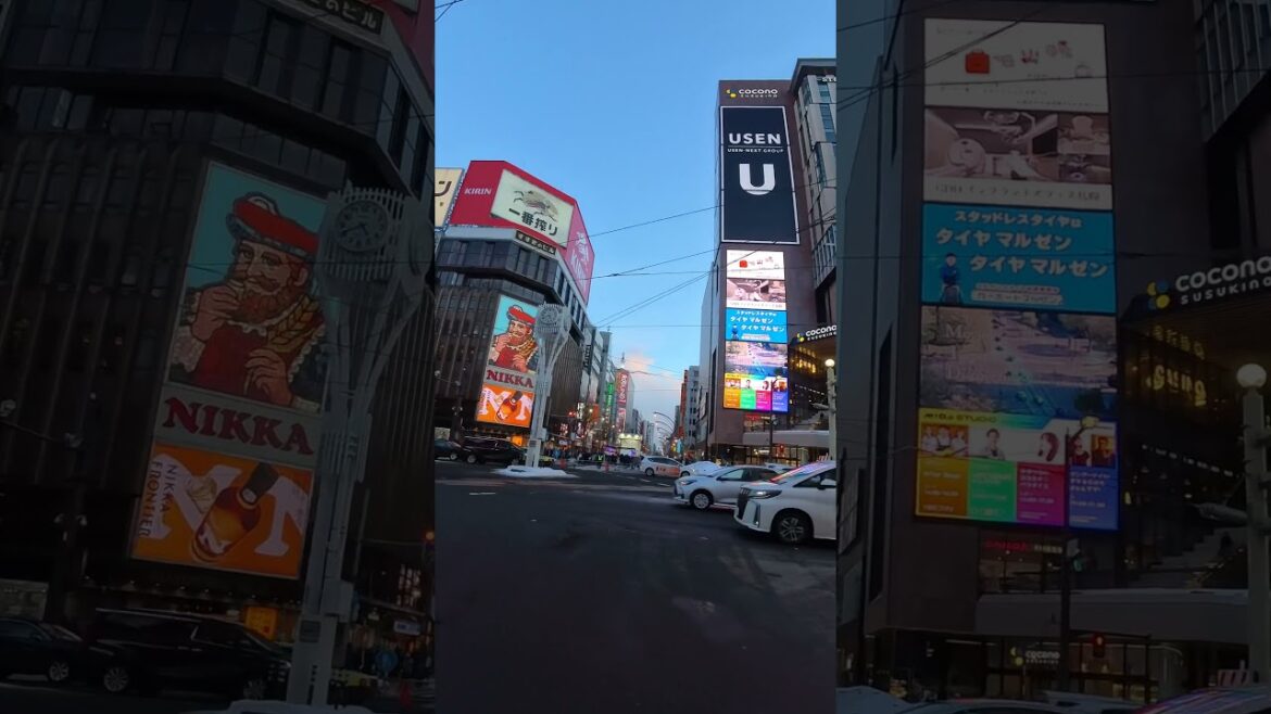 Sapporo’s Times Square? Welcome to Susukino!  #japan #hokkaido