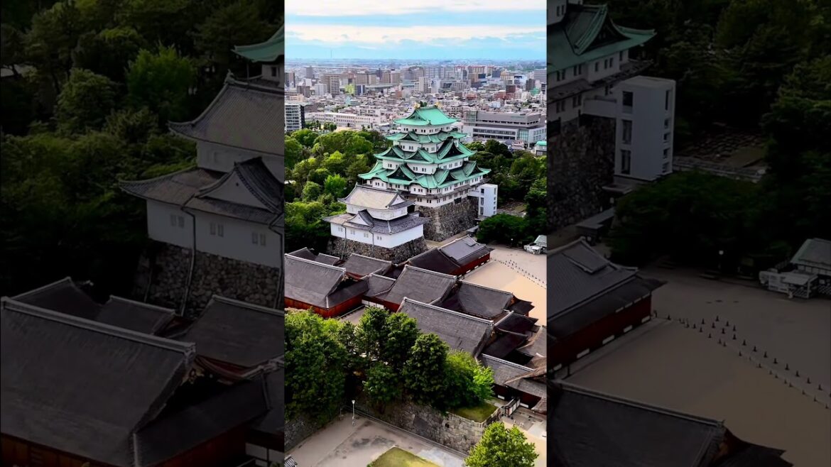 Nagoya Castle at Sunset – Aerial View of Japan’s Edo-Era Icon #nagoyacastle Nagoya Castle at Sunset – Aerial View of Japan’s Edo-Era Icon #nagoyacastle