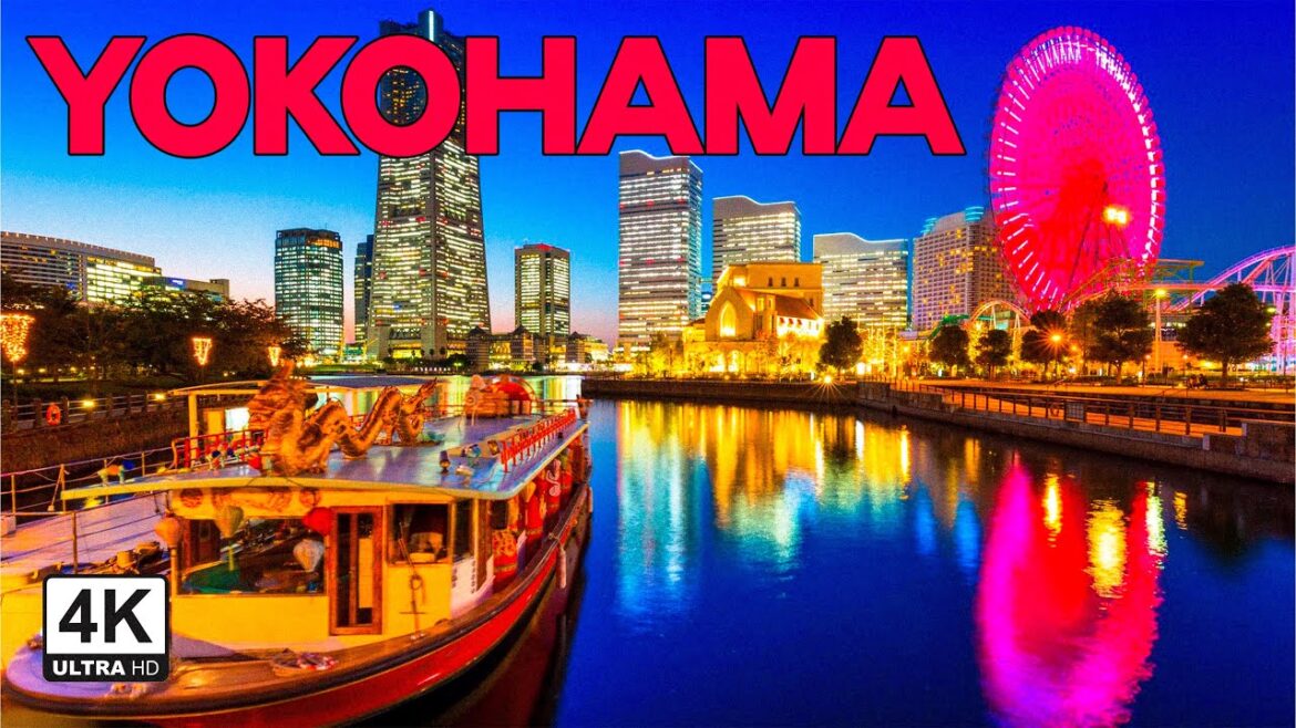 Yokohama , Japan - 4k Walking Tour