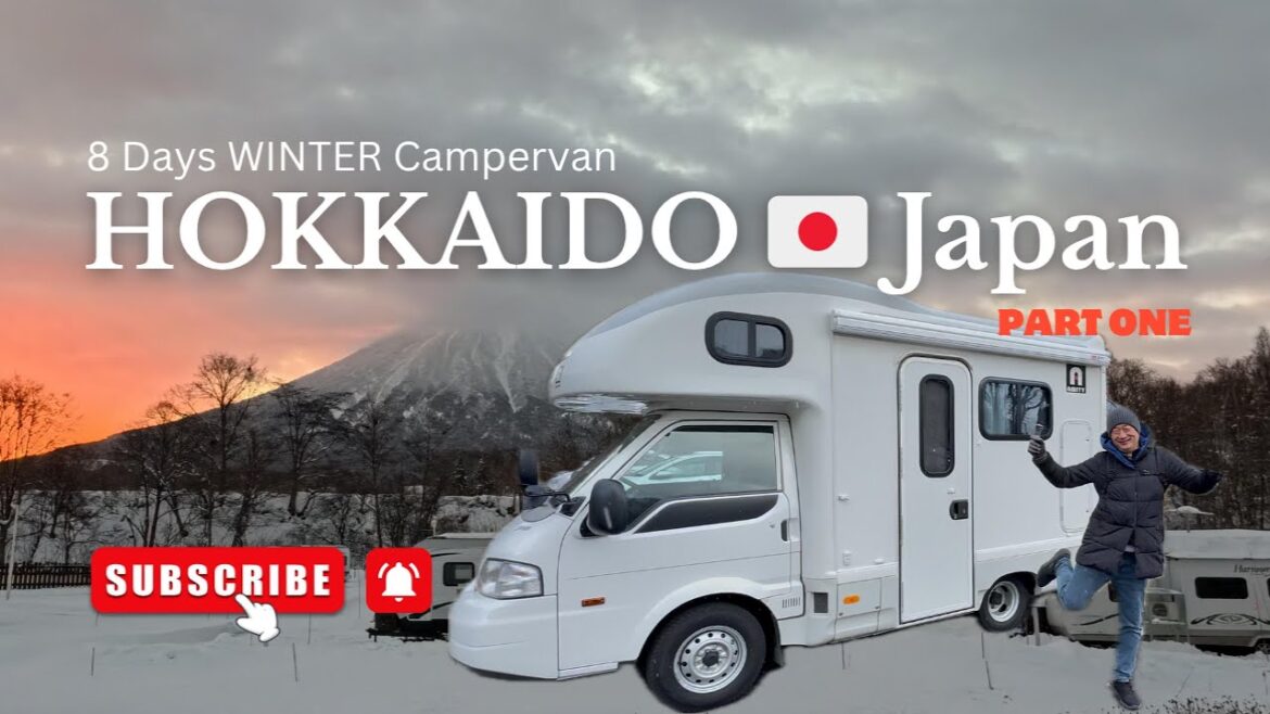 [4K]❄️24 days Winter HOKKAIDO vlog Part 1🇯🇵8D CAMPERVAN itinerary in Sapporo, Noboribetsu & Hakodate