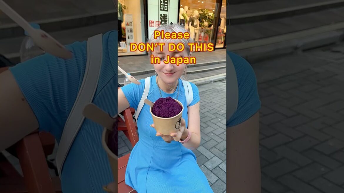 Please DON'T DO THIS in Japan 😬 #japan #tokyo #travel #shorts