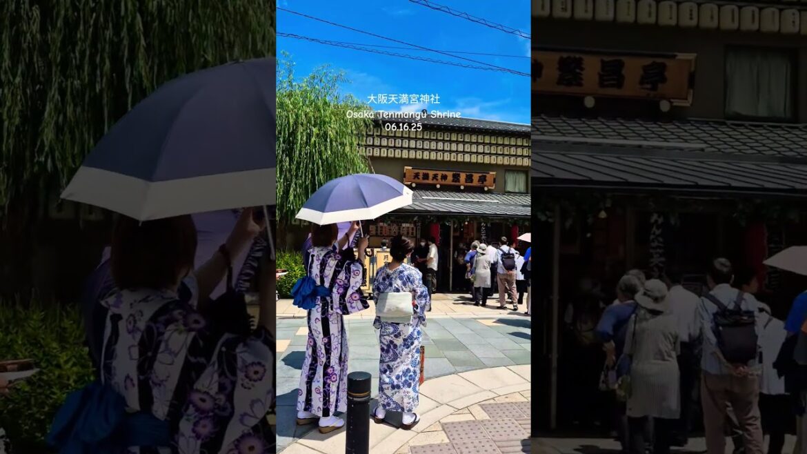 Osaka Tenmangu Shrine #travel #trip #tour #shortvideo #shorts #short #osaka #japan