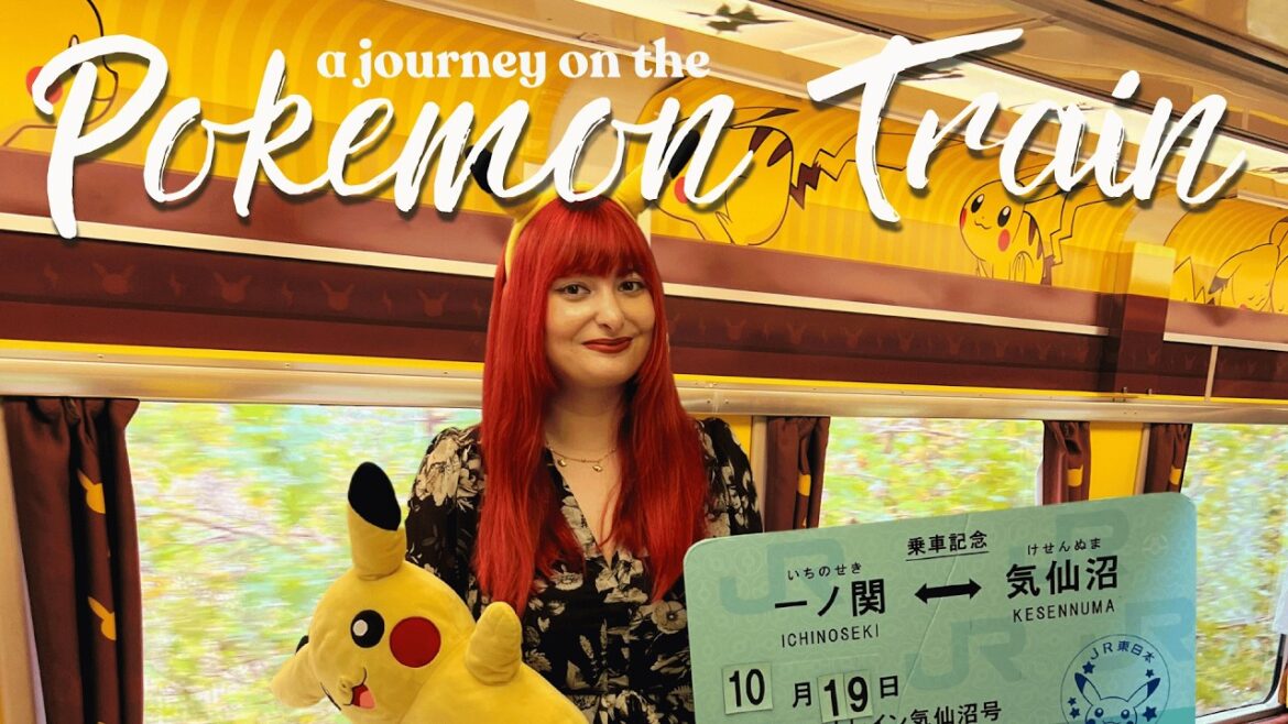 I got to ride the Pikachu train in Japan! β‘π and there is another beautiful place along the way! I got to ride the Pikachu train in Japan! β‘π and there is another beautiful place along the way!