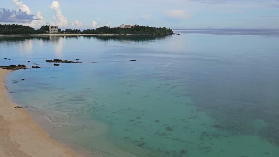 Best Western Kouki Beach Scenic View From Balcony 8 AM Morning 8K  UHD - Galaxy S23 - Okinawa Japan