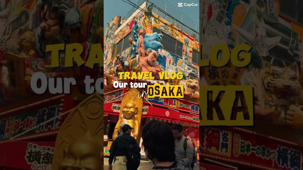Osaka Tour #japan #osaka #osakafood #dotonbori #viralshorts #viral #fypシ゚viral #travelvlog #travel