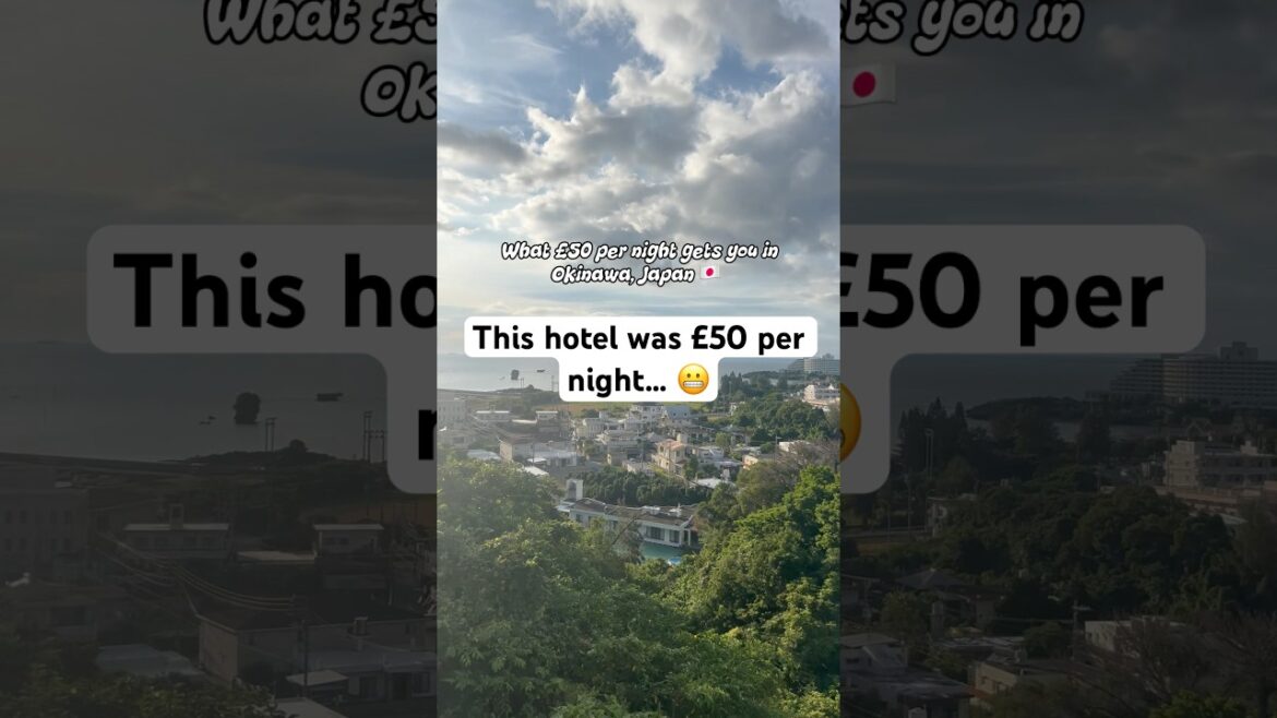 Needs abit TLC but the view 😍 #travelvloggers #travel #okinawa #japan #onnavillage #hotelreview