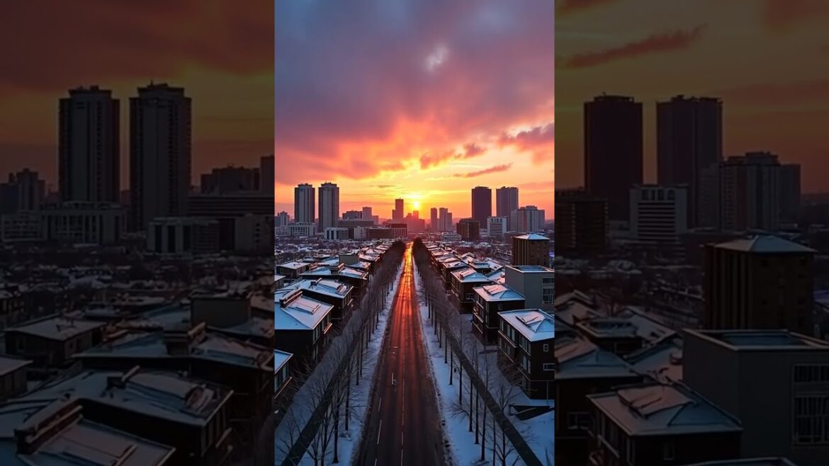 Sapporo Sunset: A Winter Wonderland ✨ Sapporo Sunset: A Winter Wonderland ✨
