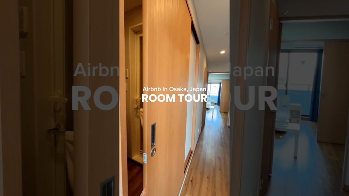 Where to stay in Osaka, Japan. ⁣—⁣#wheretostay #roomtour #osakajapan⁣