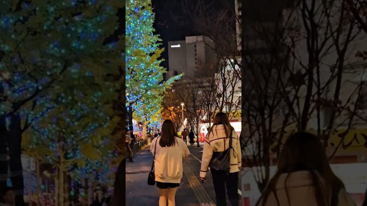 Beautiful Christmas Lights Osaka 🇯🇵#travel #reels#shortsyoutube #shoorts#japanstreet#japan #osaka