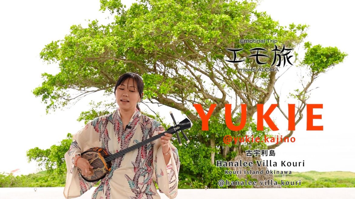 【フラ撮影旅 沖縄 #6】YUKIE - Emotional Trip in Okinawa 2025 　♪ 涙そうそう（三線）
