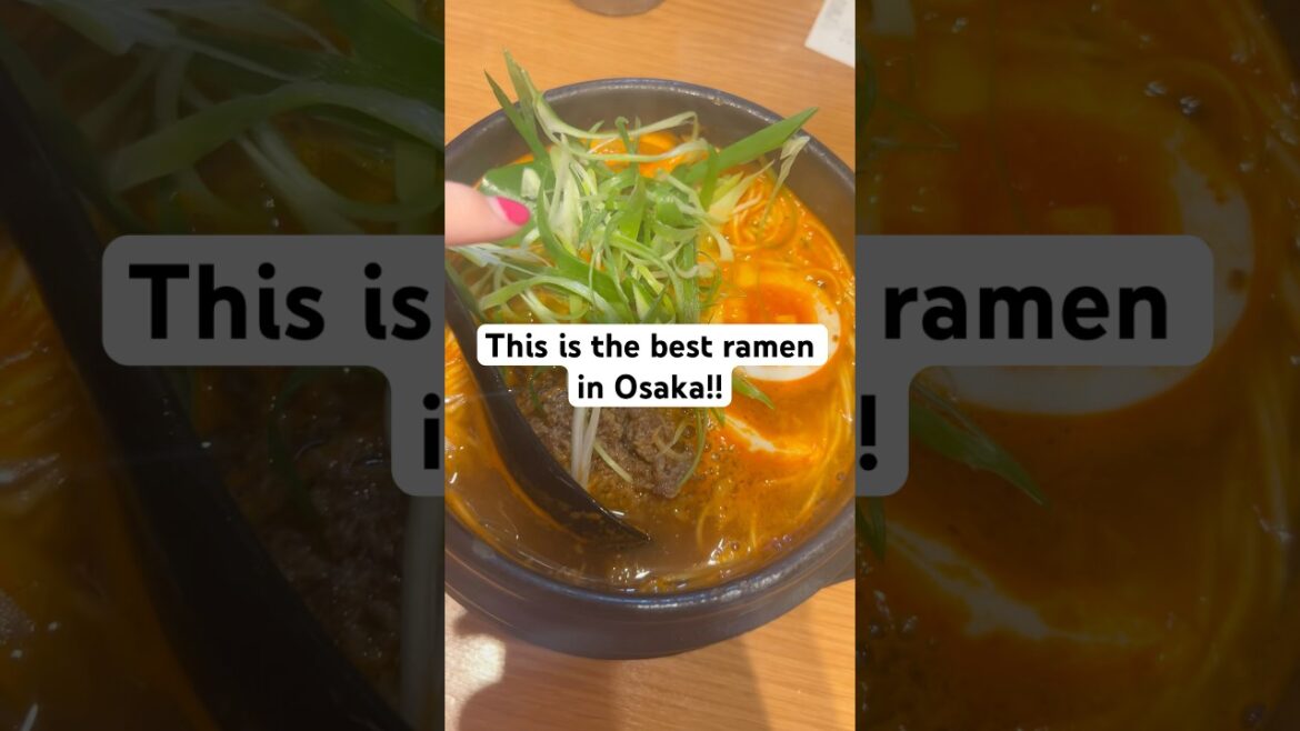 This ramen was 10/10!! #travelvloggers #travel #japan #osaka #japanesefood #ramen #foodreview This ramen was 10/10!! #travelvloggers #travel #japan #osaka #japanesefood #ramen #foodreview