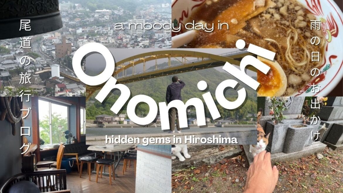 Exploring the Hiroshima tourists skip. Onomichi on a Moody day Vlog