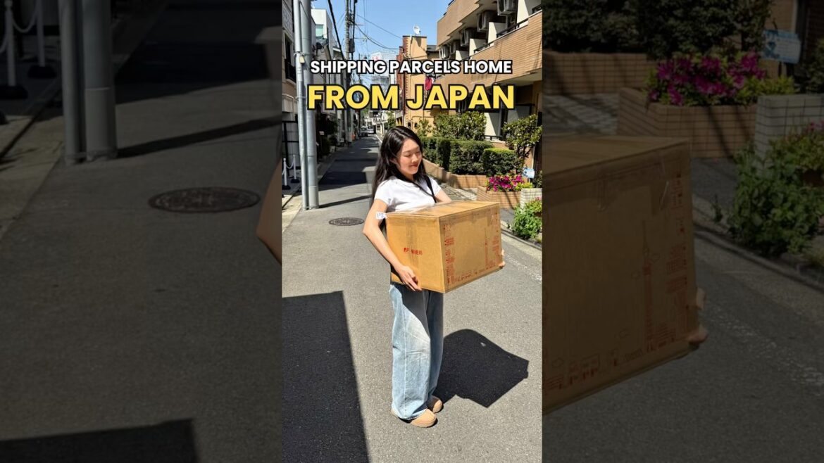 How To Ship Parcels Home From Japan #japan #japantravel