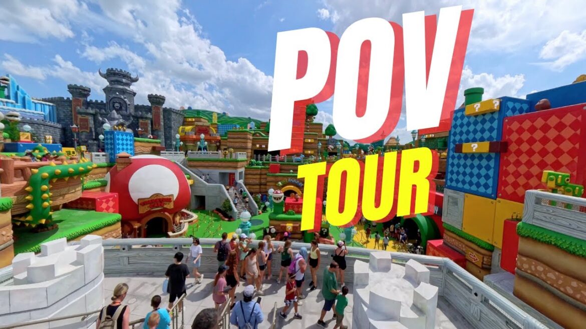 Super Nintendo World POV Tour: Epic Universe Travel Tidbits Super Nintendo World POV Tour: Epic Universe Travel Tidbits