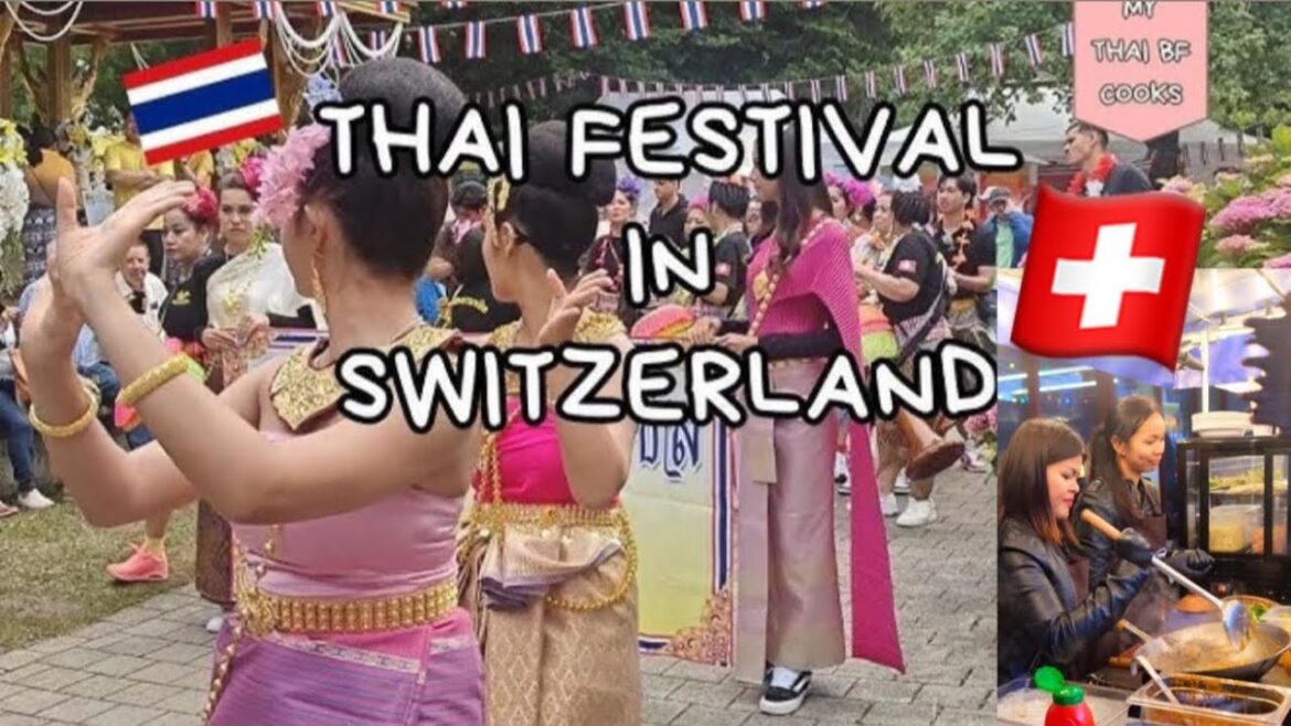 Exploring The Thai Festival in Uster Switzerland Delicious Thai street Food Culture Fun Desi 🇨🇭life
