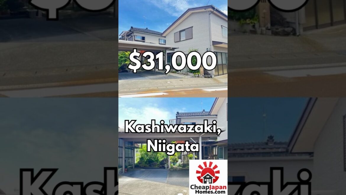 Kashiwazaki City, Niigata Prefecture. Price 4.7 million yen (≈$31,000) #niigatacity #cheapjapanhomes
