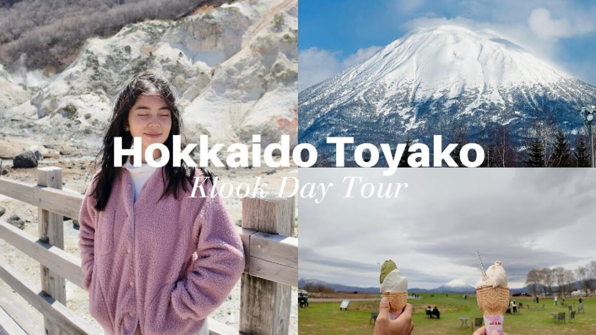 Hokkaido Toyako Tour with Klook + Nemuro Hanamaru Sushi & Dessert at Softcream House | Japan Vlog