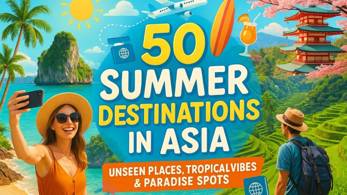 50 Best Summer Destinations to Visit in Asia – Travel Video 50 Best Summer Destinations to Visit in Asia - Travel Video