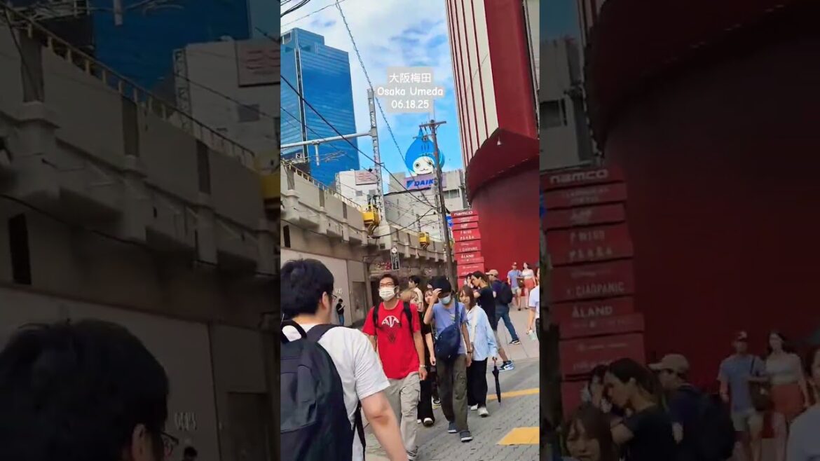 Osaka Umeda #travel #trip #tour #shortvideo #shorts #short #osaka #umeda #japan