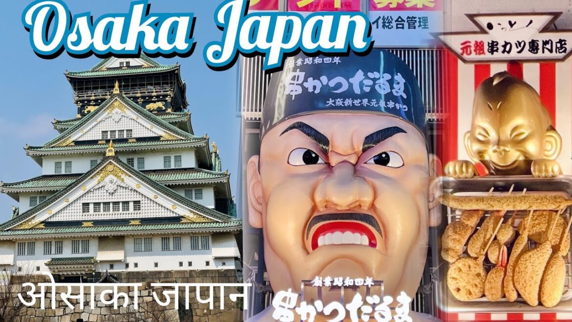 Osaka Castle | Dotonbori market | Street food in Osaka Japan | Top places in Japan #happyhoursyatri