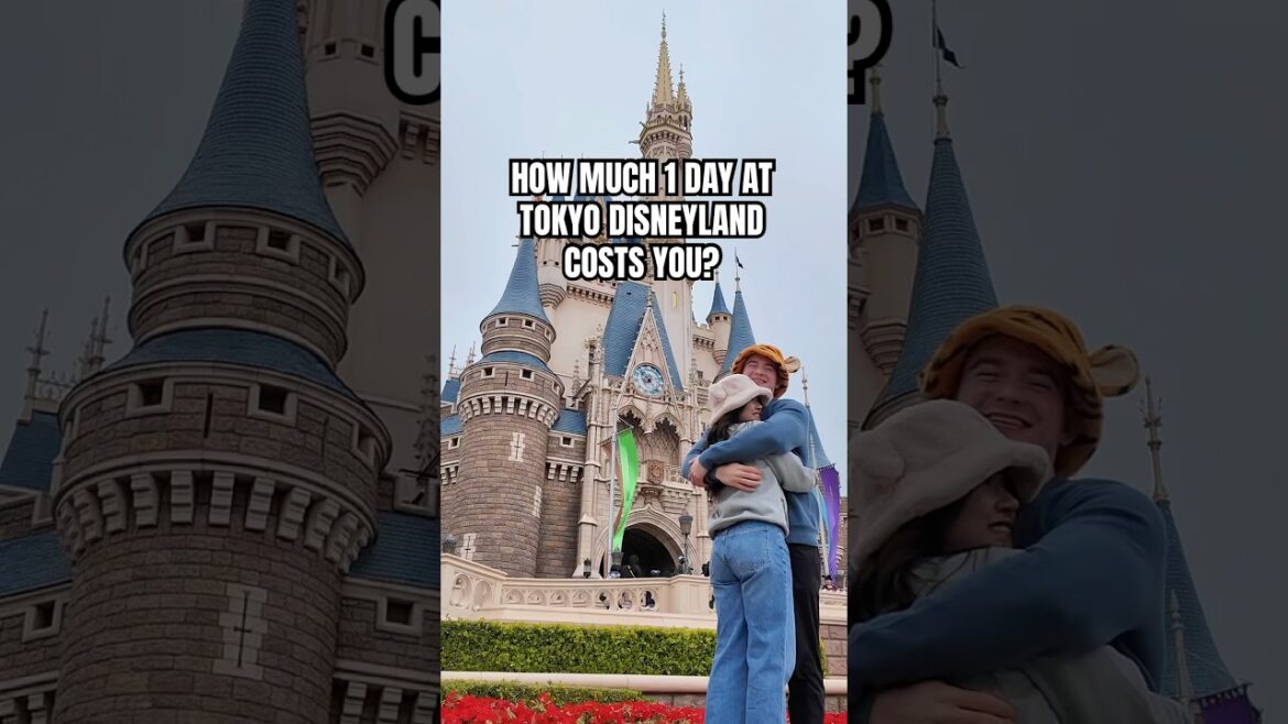 How much 1 day at Tokyo Disneyland costs  #shorts #tokyo #disneyland