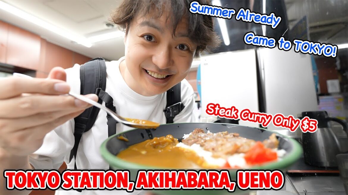 Already Summer came to Tokyo? Akihabara Budget Friendly In-station Restaurant, Ameyoko & Ueno Ep.573