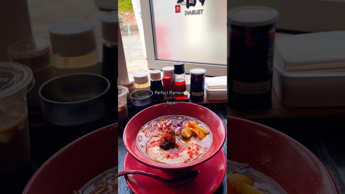 Spiciest Ramen 🌶️ at TSUBAKI Second, Hakodate, Japan #ramen #japanesefood #travel #japan #shrots