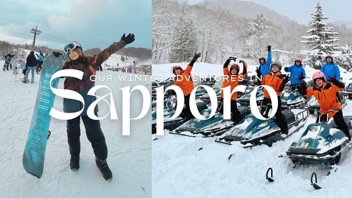 SAPPORO WINTER TRAVEL GUIDE ❄️ Snow Boarding, Snowmobile