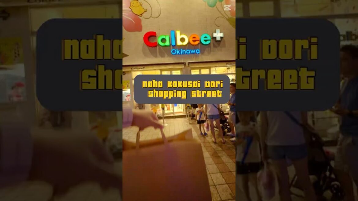 Okinawa Naha Kokusai Dori Shopping Street Okinawa Naha Kokusai Dori Shopping Street