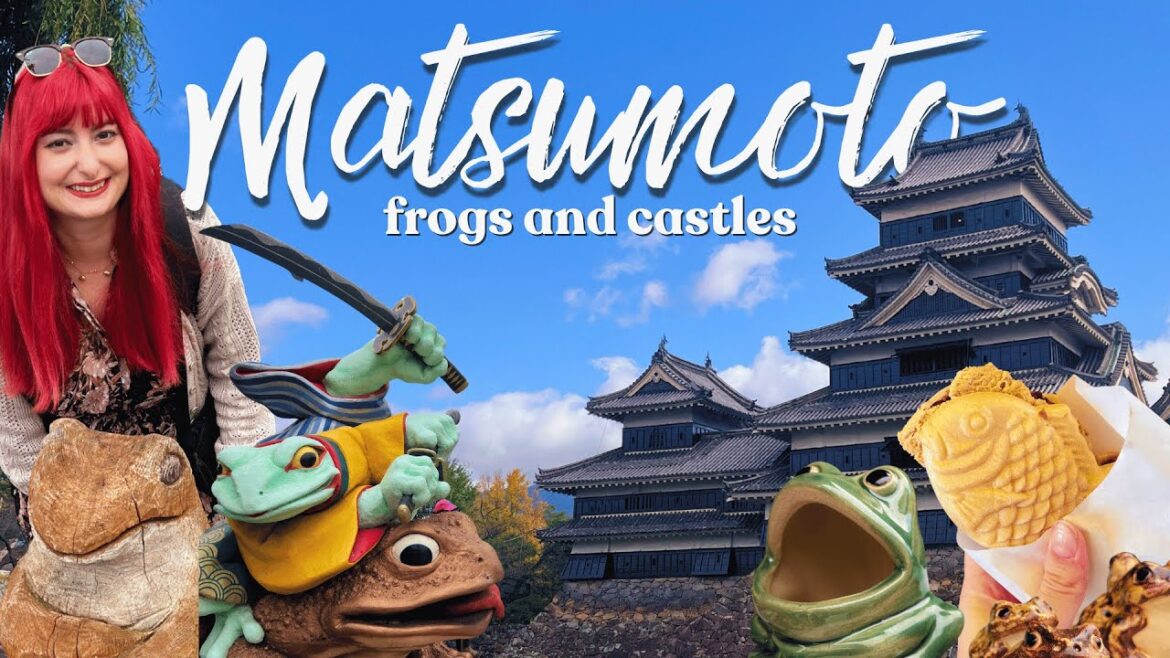 why is this street in japan obsessed with FROGS? 🐸 | and it is right next to a samurai castle!
