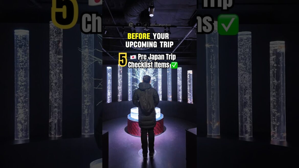 5 Japan Trip Checklist Items in 2025!
