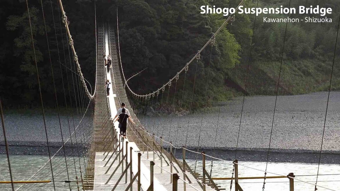 Shiogo Suspension Bridge - Kawanehon City