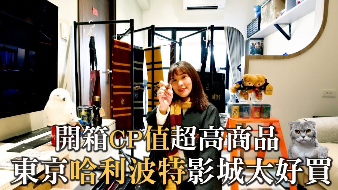 【日本旅遊】4K！東京哈利波特影城商店太好買～開箱CP值超高的前十名週邊｜日本｜東京｜開箱｜Harry Potter