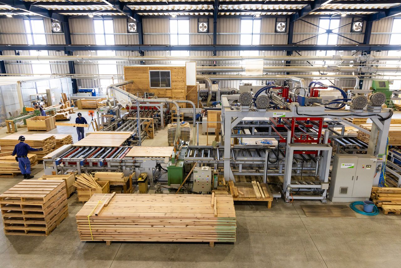 The factory employs 50 staff. (© Nippon.com)