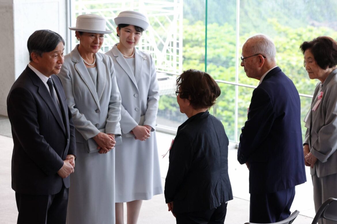 Imperial family mourns WWII victims in two-day visit to Okinawa