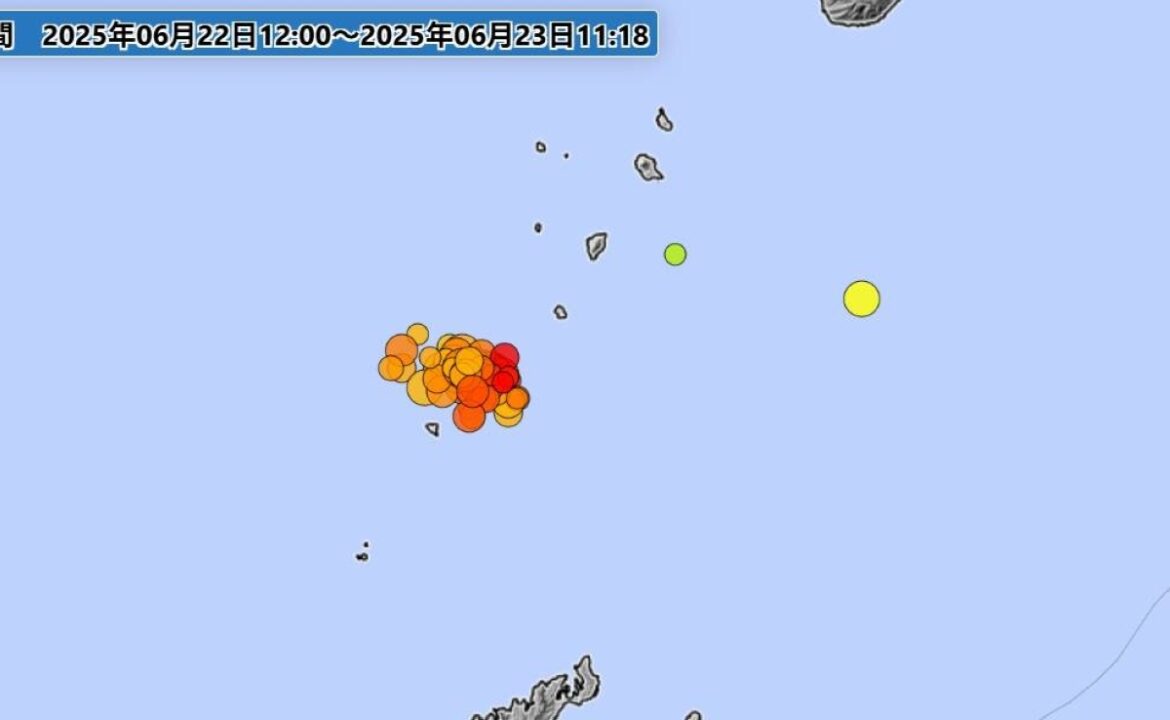 Over 200 earthquakes have shaken Tokara islands since Saturday