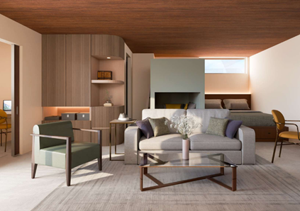 Interior Renderings of ENT TERRACE Tsukiji 6 Chome (2)