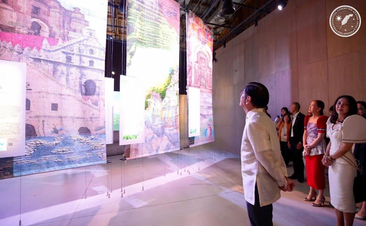 President Ferdinand Marcos Jr., appreciates the exhibit.