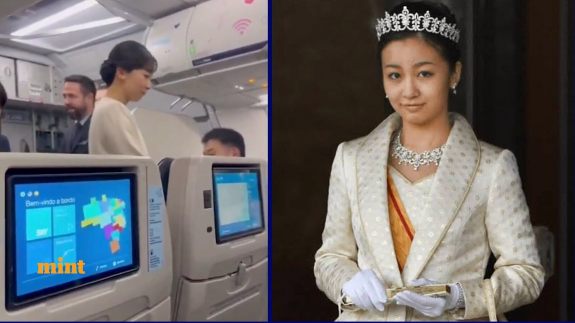 Viral video: Japanese princess travels economy, falls asleep in flight; social media calls her ‘porcelain doll’ menu