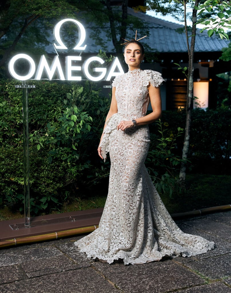 OMEGA Reveals Aqua Terra 30 mm Collection unveiling with Aislinn Derbez