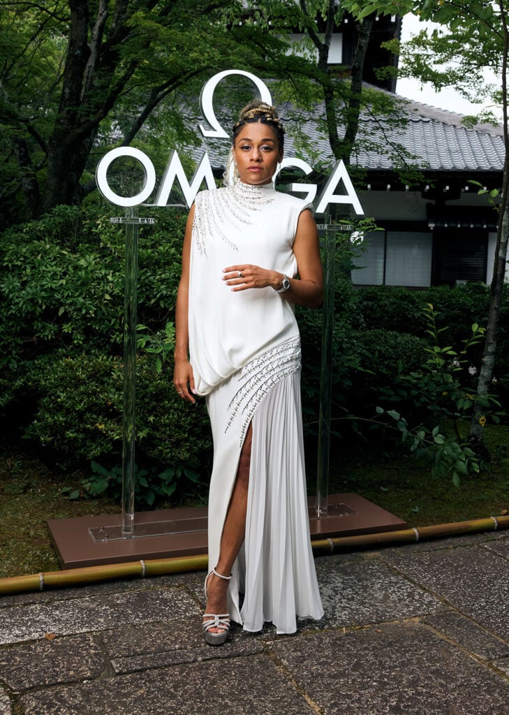 OMEGA Reveals Aqua Terra 30 mm Collection unveiling with Ariana DeBose 