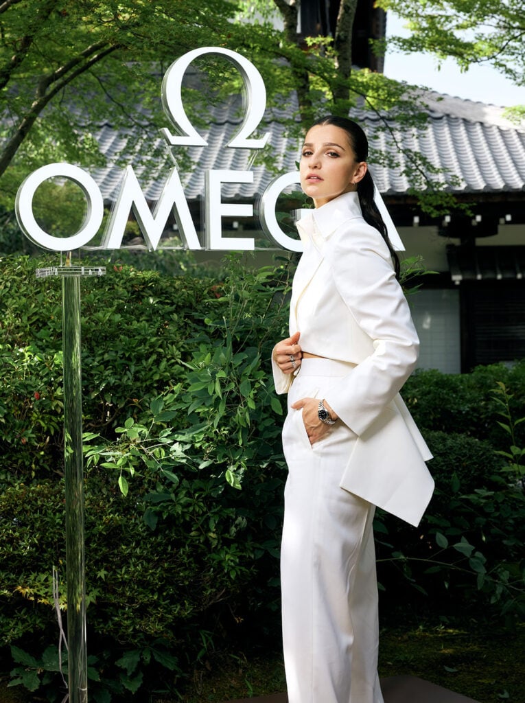 OMEGA Reveals Aqua Terra 30 mm Collection unveiling with Marisa Abela