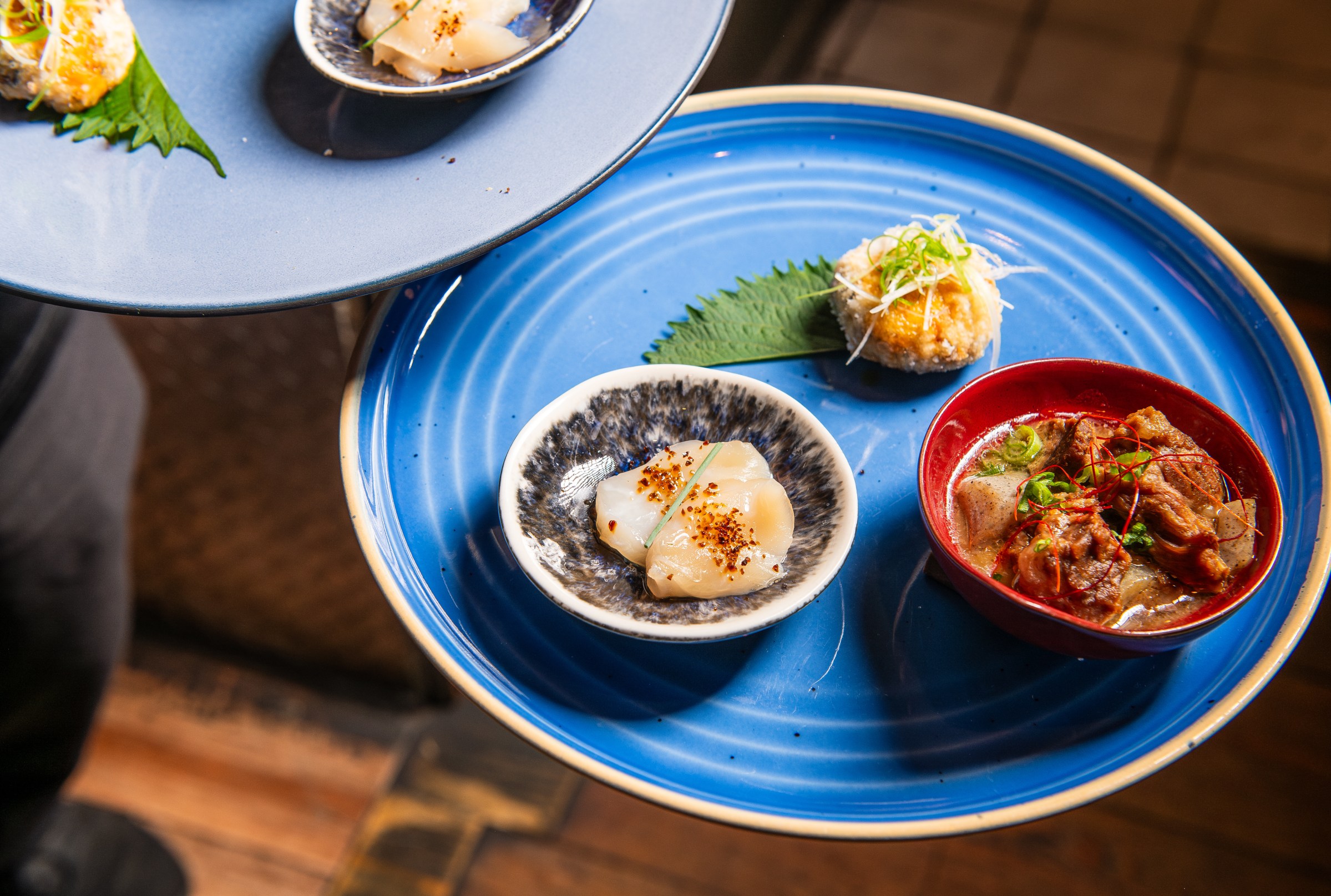 Small starters at Perry’s “Resy Dream Team Dinner.”