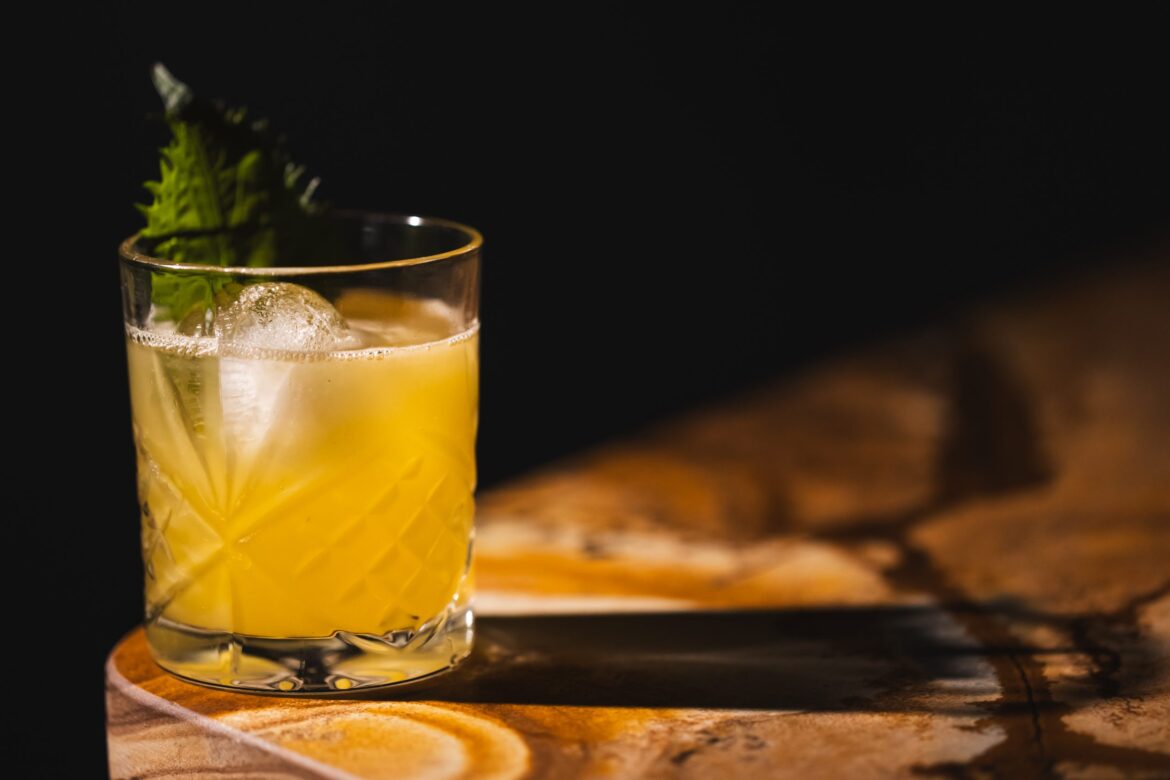 Tokyo Drive Cocktail at Alice: Yuzu, Chinola & Shiso Alice’s Tokyo Drive: A Lush Citrus Ride with a Shiso Twist