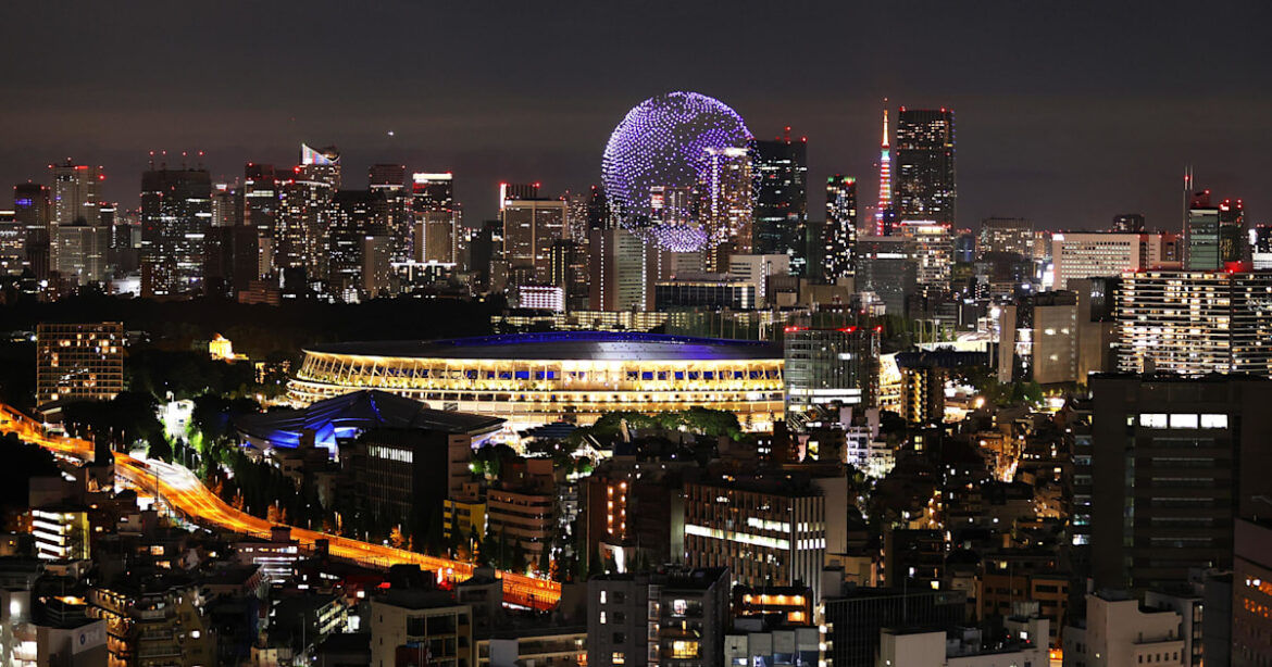 Spectacular Intel Drone Light Show helps bring Tokyo 2020 to life