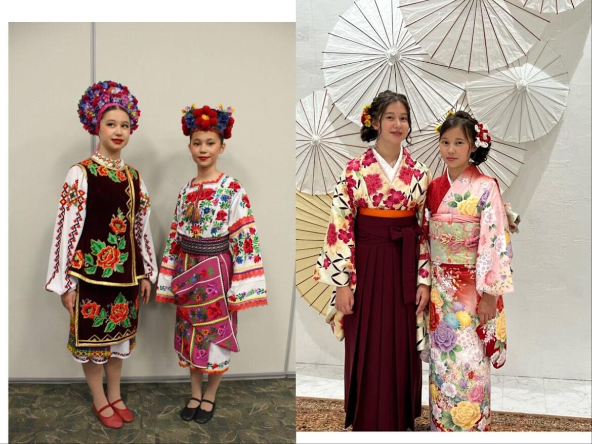 Regina sisters embrace Ukrainian dancing at Mosaic and Japanese language at home