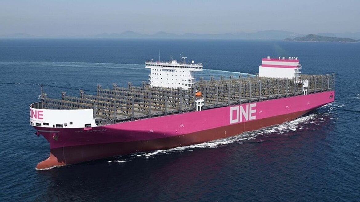 ONE receives new 13,900TEU boxship from Japan’s Imabari ONE receives new 13,900TEU boxship from Japan's Imabari