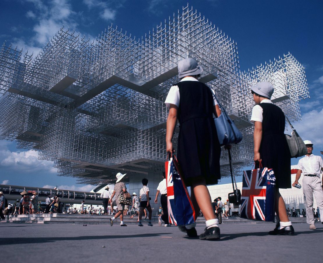 Expo 1970 Osaka was the first to be hosted in Asia, and featured future-facing architecture, such as the Switzerland pavilion (pictured).