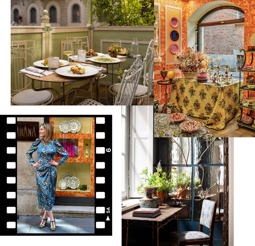 various setups showcasing dining interior decor and fashion
