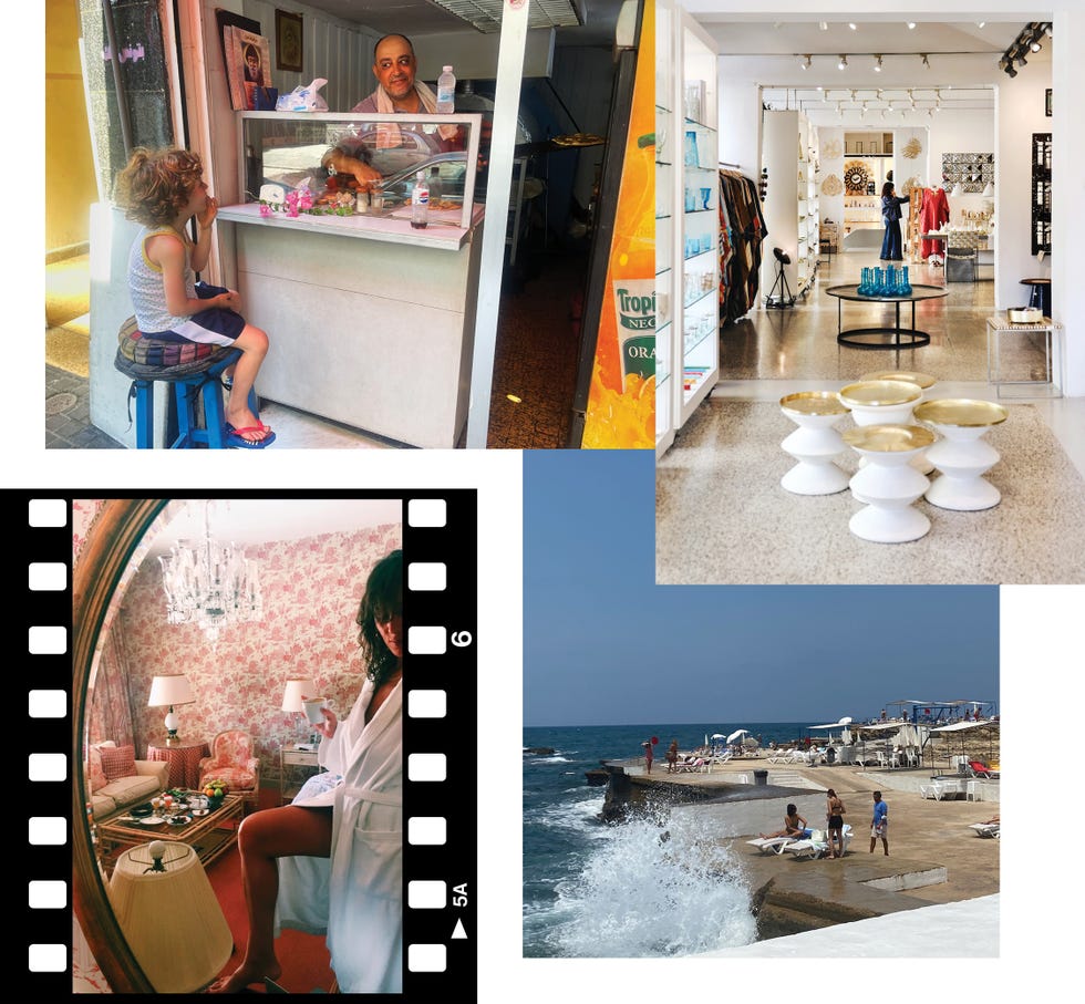 a collection of four distinct images showcasing everyday life and scenery